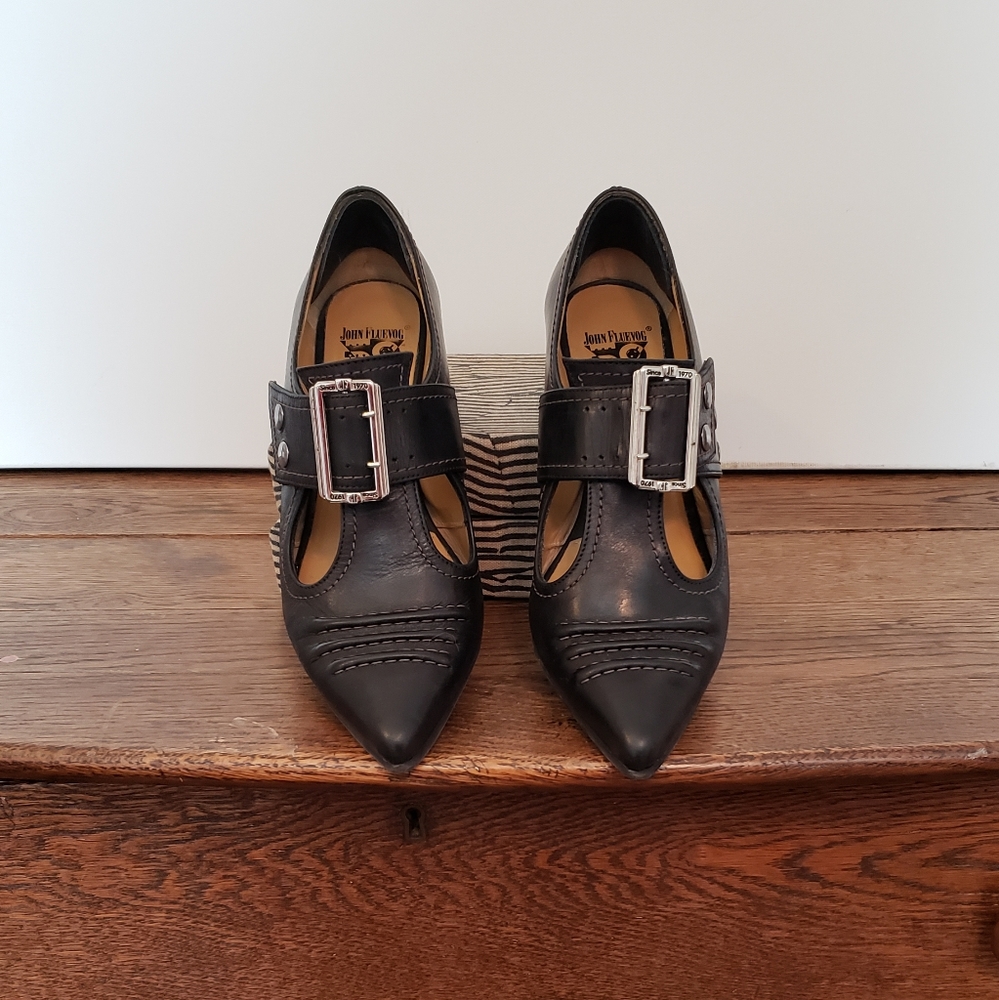 John Fluevog Truths Pilgrim Black